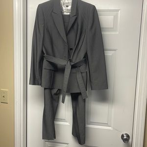 Tahari belted suit